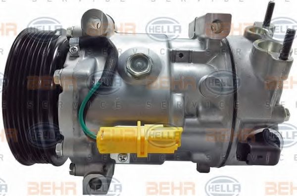 HELLA 8FK 351 334-881 Компрессор, кондиционер 
