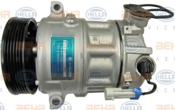 HELLA 8FK 351 340-311 Компрессор, кондиционер 