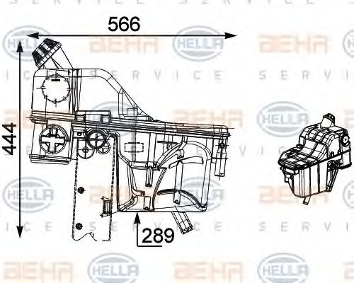 HELLA 8MA 376 705-091 Компенсационный бак, охлаждающая жидкость для MERCEDES-BENZ ECONIC (Мэрcэдэс-бэнз Эcониc) HELLA 8MA 376 705-091 Компенсационный бак, охлаждающая жидкость для MERCEDES-BENZ ECONIC (Мэрcэдэс-бэнз Эcониc)