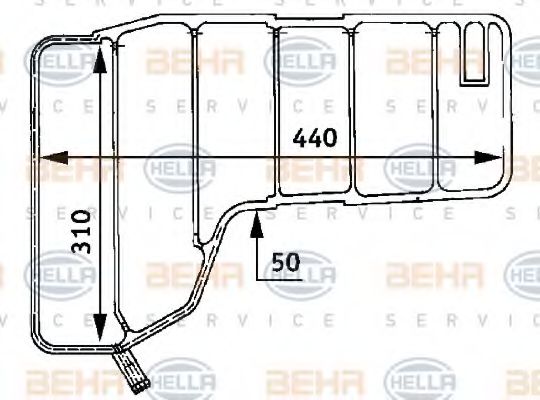 HELLA 8MA 376 705-201 Компенсационный бак, охлаждающая жидкость для MERCEDES-BENZ ACTROS (Мэрcэдэс-бэнз Аcтрос) HELLA 8MA 376 705-201 Компенсационный бак, охлаждающая жидкость для MERCEDES-BENZ ACTROS (Мэрcэдэс-бэнз Аcтрос)