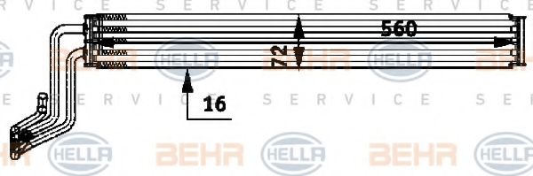 HELLA 8MO 376 726-281 Масляный радиатор, рулевое управление для AUDI Q7 (Ауди Кью 7) HELLA 8MO 376 726-281 Масляный радиатор, рулевое управление для AUDI Q7 (Ауди Кью 7)