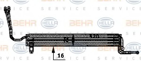 HELLA 8MO 376 726-361 Масляный радиатор, рулевое управление для BMW (Бмв) HELLA 8MO 376 726-361 Масляный радиатор, рулевое управление для BMW (Бмв)