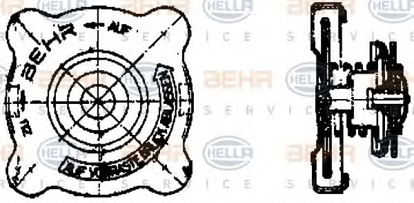 HELLA 8MY 376 742-131 Крышка, резервуар охлаждающей жидкости для MERCEDES-BENZ T2/L (Мэрcэдэс-бэнз Т2/л) HELLA 8MY 376 742-131 Крышка, резервуар охлаждающей жидкости для MERCEDES-BENZ T2/L (Мэрcэдэс-бэнз Т2/л)