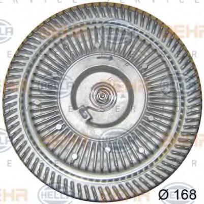 HELLA 8MV 376 757-641 Сцепление, вентилятор радиатора для LAND ROVER DEFENDER (Ленд ровер/лэнд ровер Дэфэндэр) HELLA 8MV 376 757-641 Сцепление, вентилятор радиатора для LAND ROVER DEFENDER (Ленд ровер/лэнд ровер Дэфэндэр)