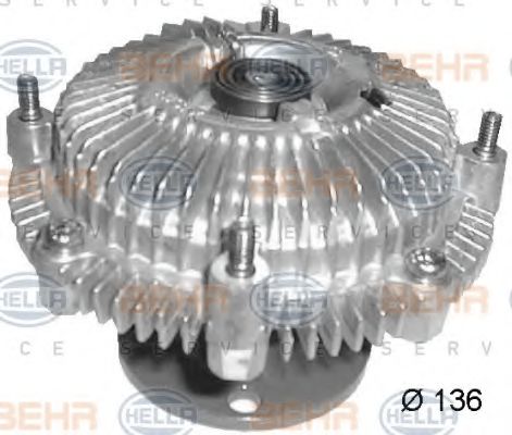 HELLA 8MV 376 758-661 Сцепление, вентилятор радиатора для TOYOTA QUANTUM III (Тойота/тоета Qуантум 3) HELLA 8MV 376 758-661 Сцепление, вентилятор радиатора для TOYOTA QUANTUM III (Тойота/тоета Qуантум 3)