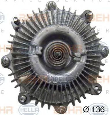 HELLA 8MV 376 791-031 Сцепление, вентилятор радиатора для TOYOTA HIACE II (Тойота/тоета Хиаcэ 2) HELLA 8MV 376 791-031 Сцепление, вентилятор радиатора для TOYOTA HIACE II (Тойота/тоета Хиаcэ 2)