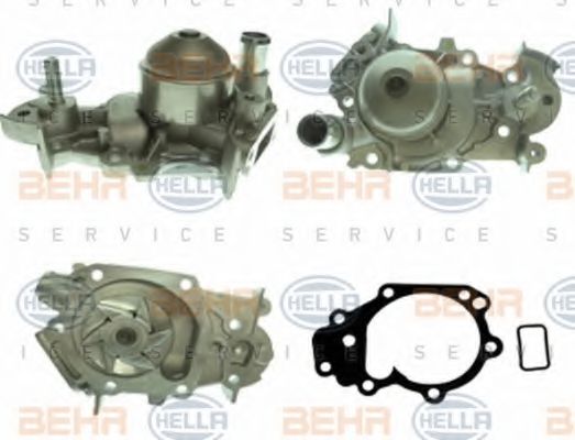 HELLA 8MP 376 800-171 Водяной насос для RENAULT TWINGO I (Рено Твинго 1) HELLA 8MP 376 800-171 Водяной насос для RENAULT TWINGO I (Рено Твинго 1)