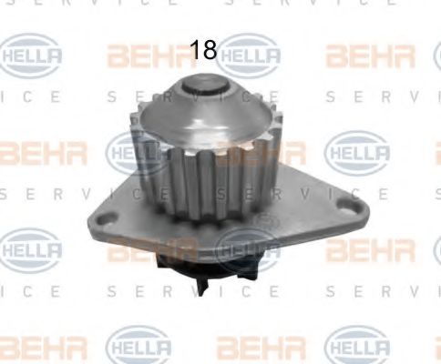 HELLA 8MP 376 800-454 Водяной насос для CITROËN BERLINGO (CитроËн Берлинго) HELLA 8MP 376 800-454 Водяной насос для CITROËN BERLINGO (CитроËн Берлинго)