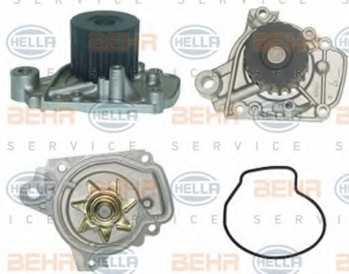 HELLA 8MP 376 801-481 Водяной насос для HONDA CIVIC VII (Хонда Цивик 7) HELLA 8MP 376 801-481 Водяной насос для HONDA CIVIC VII (Хонда Цивик 7)
