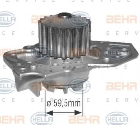 HELLA 8MP 376 802-444 Водяной насос для PEUGEOT 305 II (Пежо 305 2) HELLA 8MP 376 802-444 Водяной насос для PEUGEOT 305 II (Пежо 305 2)