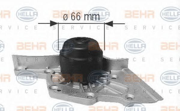 HELLA 8MP 376 802-514 Водяной насос для AUDI A6 (Ауди А6) HELLA 8MP 376 802-514 Водяной насос для AUDI A6 (Ауди А6)