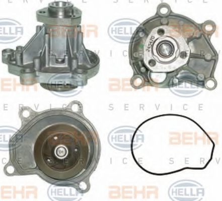 HELLA 8MP 376 802-741 Водяной насос для SKODA ROOMSTER (Шкода Румстер) HELLA 8MP 376 802-741 Водяной насос для SKODA ROOMSTER (Шкода Румстер)