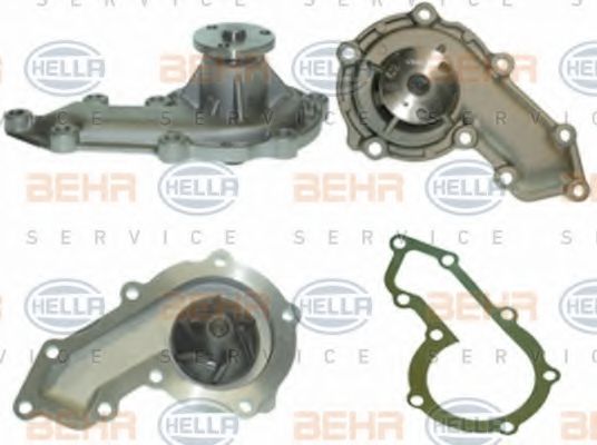 HELLA 8MP 376 803-501 Водяной насос для LAND ROVER DEFENDER (Ленд ровер/лэнд ровер Дэфэндэр) HELLA 8MP 376 803-501 Водяной насос для LAND ROVER DEFENDER (Ленд ровер/лэнд ровер Дэфэндэр)
