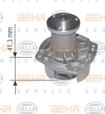 HELLA 8MP 376 803-514 Водяной насос для ALFA-ROMEO (Алфа-ромэо) HELLA 8MP 376 803-514 Водяной насос для ALFA-ROMEO (Алфа-ромэо)
