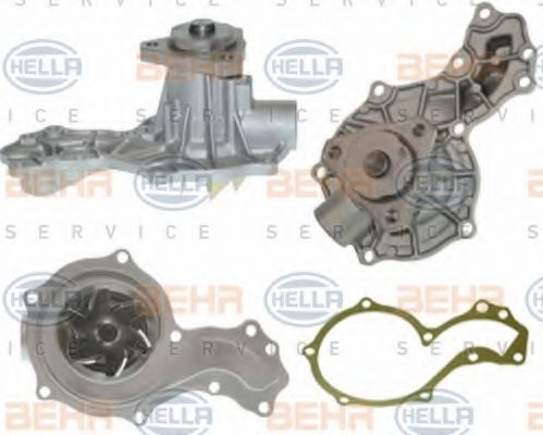 HELLA 8MP 376 804-021 Водяной насос для AUDI 100 (Ауди 100) HELLA 8MP 376 804-021 Водяной насос для AUDI 100 (Ауди 100)