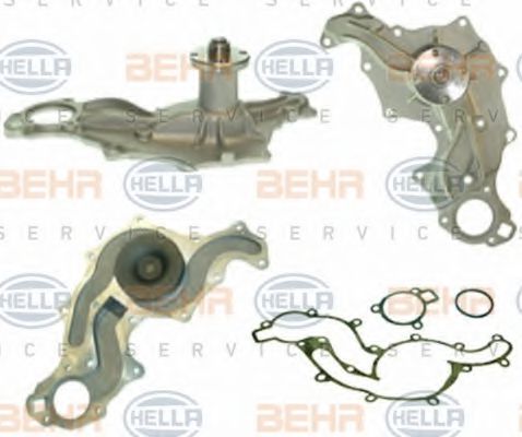 HELLA 8MP 376 804-191 Водяной насос для FORD GRANADA (Форд Гранада) HELLA 8MP 376 804-191 Водяной насос для FORD GRANADA (Форд Гранада)