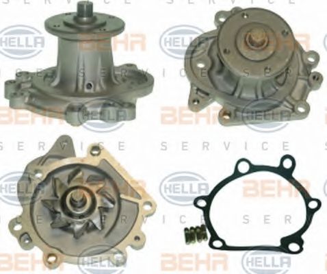 HELLA 8MP 376 804-541 Водяной насос для TOYOTA HIACE II (Тойота/тоета Хиаcэ 2) HELLA 8MP 376 804-541 Водяной насос для TOYOTA HIACE II (Тойота/тоета Хиаcэ 2)
