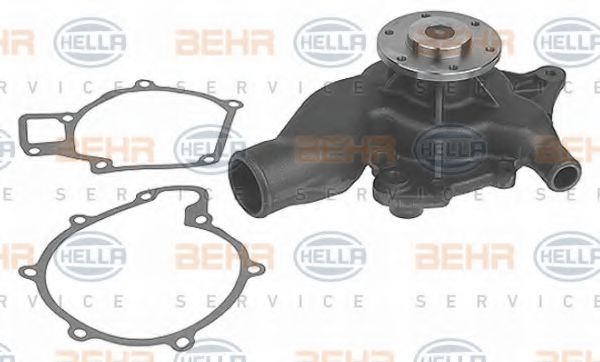 HELLA 8MP 376 808-664 Водяной насос для MAN EM (Ман Эм) HELLA 8MP 376 808-664 Водяной насос для MAN EM (Ман Эм)