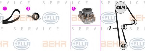 HELLA 8MP 376 808-881 Комплект ремня ГРМ для HONDA BALLADE VI (Хонда Балладэ vи) HELLA 8MP 376 808-881 Комплект ремня ГРМ для HONDA BALLADE VI (Хонда Балладэ vи)