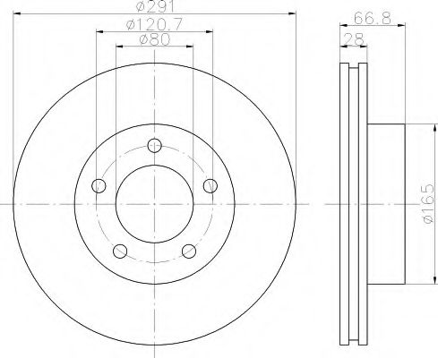 HELLA 8DD 355 112-101 Тормозной диск для JAGUAR VANDEN PLAS (Ягуар Vандэн плас) HELLA 8DD 355 112-101 Тормозной диск для JAGUAR VANDEN PLAS (Ягуар Vандэн плас)