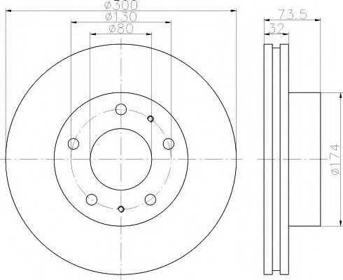 HELLA 8DD 355 113-701 Тормозной диск для FIAT (Фиат) HELLA 8DD 355 113-701 Тормозной диск для FIAT (Фиат)