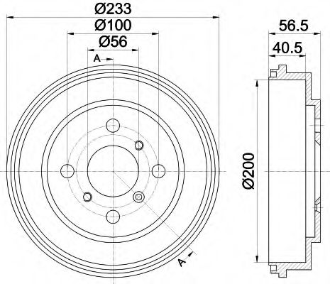 HELLA 8DT 355 301-011 Тормозной барабан для DAIHATSU APPLAUSE (Дайхатсу Апплаусэ) HELLA 8DT 355 301-011 Тормозной барабан для DAIHATSU APPLAUSE (Дайхатсу Апплаусэ)