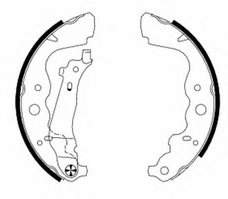 HELLA 8DB 355 000-301 Тормозные колодоки для RENAULT LODGY (Рено Лодгъ) HELLA 8DB 355 000-301 Тормозные колодоки для RENAULT LODGY (Рено Лодгъ)