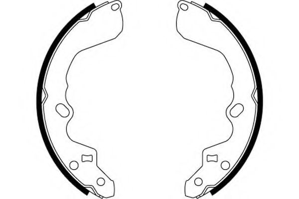 HELLA 8DB 355 000-491 Тормозные колодоки для KIA CARENS II (Киа Каренс 2) HELLA 8DB 355 000-491 Тормозные колодоки для KIA CARENS II (Киа Каренс 2)