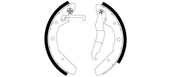 HELLA 8DB 355 000-701 Тормозные колодоки для VOLKSWAGEN VANAGON III (Фольксваген Vанагон 3) HELLA 8DB 355 000-701 Тормозные колодоки для VOLKSWAGEN VANAGON III (Фольксваген Vанагон 3)