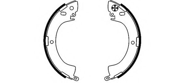 HELLA 8DB 355 000-821 Тормозные колодоки для MITSUBISHI PAJERO/SHOGUN (Митсубиши/митсубиси Пажэро/шогун) HELLA 8DB 355 000-821 Тормозные колодоки для MITSUBISHI PAJERO/SHOGUN (Митсубиши/митсубиси Пажэро/шогун)