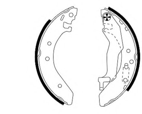HELLA 8DB 355 001-321 Тормозные колодоки для ROVER 400 (Ровер 400) HELLA 8DB 355 001-321 Тормозные колодоки для ROVER 400 (Ровер 400)