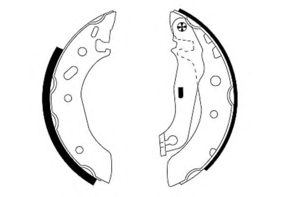 HELLA 8DB 355 001-731 Тормозные колодоки для MAZDA SOHO III (Мазда Сохо 3) HELLA 8DB 355 001-731 Тормозные колодоки для MAZDA SOHO III (Мазда Сохо 3)