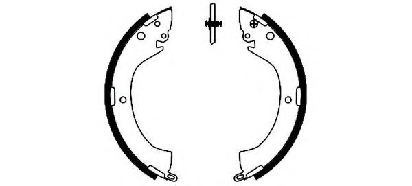 HELLA 8DB 355 002-141 Тормозные колодоки для MITSUBISHI COLT/RODEO (Митсубиши/митсубиси Cолт/родэо) HELLA 8DB 355 002-141 Тормозные колодоки для MITSUBISHI COLT/RODEO (Митсубиши/митсубиси Cолт/родэо)