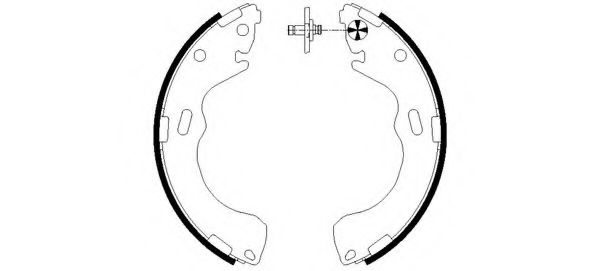 HELLA 8DB 355 002-661 Тормозные колодоки для FORD-USA (Форд-уса) HELLA 8DB 355 002-661 Тормозные колодоки для FORD-USA (Форд-уса)