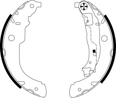 HELLA 8DB 355 003-031 Тормозные колодоки для PEUGEOT 207 (Пежо 207) HELLA 8DB 355 003-031 Тормозные колодоки для PEUGEOT 207 (Пежо 207)