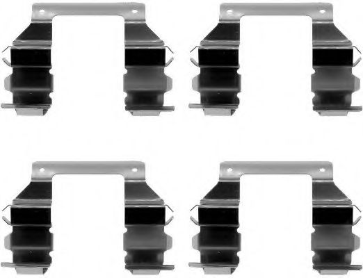 HELLA 8DZ 355 202-291 Комплектующие, колодки дискового тормоза для MITSUBISHI PAJERO III (Митсубиши/митсубиси Паджеро 3) HELLA 8DZ 355 202-291 Комплектующие, колодки дискового тормоза для MITSUBISHI PAJERO III (Митсубиши/митсубиси Паджеро 3)