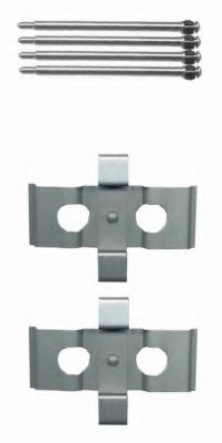 HELLA 8DZ 355 203-481 Комплектующие, колодки дискового тормоза для MERCEDES-BENZ C-CLASS (Мэрcэдэс-бэнз С класс) HELLA 8DZ 355 203-481 Комплектующие, колодки дискового тормоза для MERCEDES-BENZ C-CLASS (Мэрcэдэс-бэнз С класс)