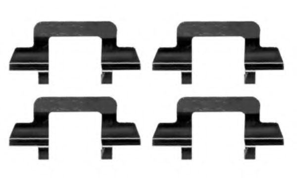 HELLA 8DZ 355 203-601 Комплектующие, колодки дискового тормоза для CITROëN (Cитроëн) HELLA 8DZ 355 203-601 Комплектующие, колодки дискового тормоза для CITROëN (Cитроëн)