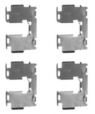 HELLA 8DZ 355 203-901 Комплектующие, колодки дискового тормоза для TOYOTA (Тойота/тоета) HELLA 8DZ 355 203-901 Комплектующие, колодки дискового тормоза для TOYOTA (Тойота/тоета)