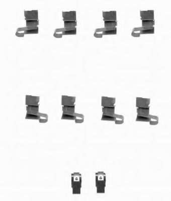 HELLA 8DZ 355 204-081 Комплектующие, колодки дискового тормоза для SUZUKI (Сузуки) HELLA 8DZ 355 204-081 Комплектующие, колодки дискового тормоза для SUZUKI (Сузуки)