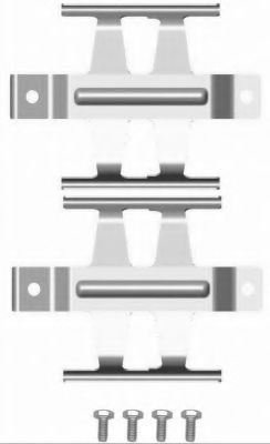 HELLA 8DZ 355 204-121 Комплектующие, колодки дискового тормоза для MERCEDESBENZ (Мерседес бенц) HELLA 8DZ 355 204-121 Комплектующие, колодки дискового тормоза для MERCEDESBENZ (Мерседес бенц)