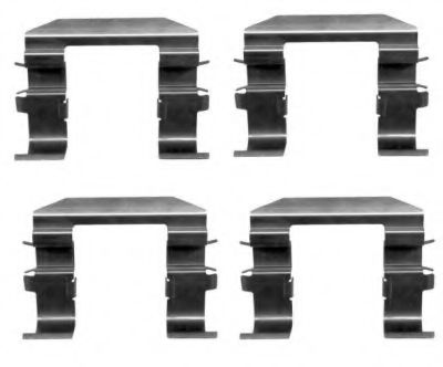 HELLA 8DZ 355 204-491 Комплектующие, колодки дискового тормоза для KIA (Киа) HELLA 8DZ 355 204-491 Комплектующие, колодки дискового тормоза для KIA (Киа)