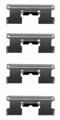 HELLA 8DZ 355 204-861 Комплектующие, колодки дискового тормоза для SUZUKI (Сузуки) HELLA 8DZ 355 204-861 Комплектующие, колодки дискового тормоза для SUZUKI (Сузуки)