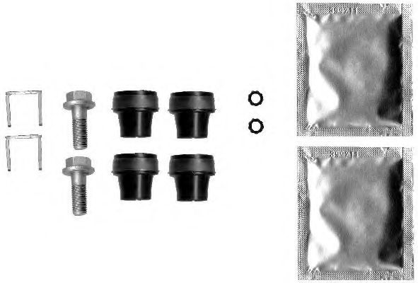 HELLA 8DZ 355 201-661 комплект принадлежностей, тормозной суппорт для PEUGEOT (Пежо) HELLA 8DZ 355 201-661 комплект принадлежностей, тормозной суппорт для PEUGEOT (Пежо)