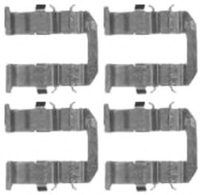 HELLA 8DZ 355 205-131 Комплектующие, колодки дискового тормоза для HYUNDAI H-1 / GRAND STAREX (Хендай Н1 / гранд старэx) HELLA 8DZ 355 205-131 Комплектующие, колодки дискового тормоза для HYUNDAI H-1 / GRAND STAREX (Хендай Н1 / гранд старэx)