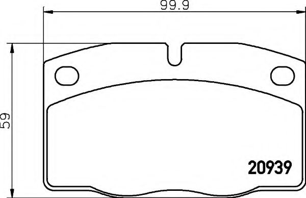 HELLA 8DB 355 007-251 Тормозные колодки для OPEL MANTA B CC (Опель Манта б cc) HELLA 8DB 355 007-251 Тормозные колодки для OPEL MANTA B CC (Опель Манта б cc)