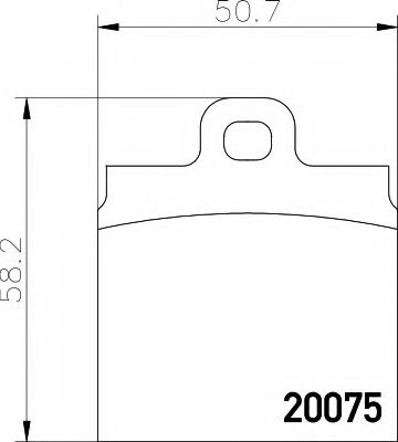 HELLA 8DB 355 006-521 Тормозные колодки для VOLKSWAGEN (Фольксваген) HELLA 8DB 355 006-521 Тормозные колодки для VOLKSWAGEN (Фольксваген)