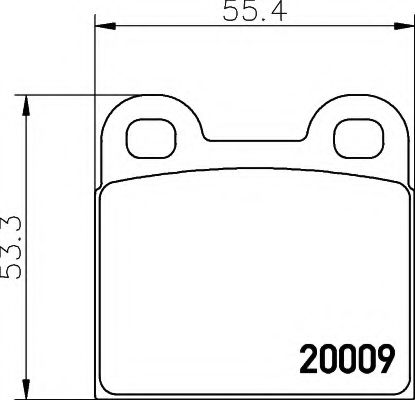 HELLA 8DB 355 006-991 Тормозные колодки для VOLKSWAGEN (Фольксваген) HELLA 8DB 355 006-991 Тормозные колодки для VOLKSWAGEN (Фольксваген)