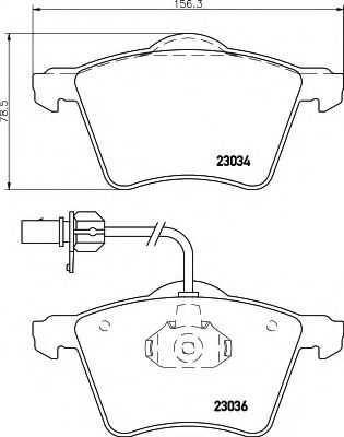 HELLA 8DB 355 008-771 Тормозные колодки для VOLKSWAGEN T4 MULTIVAN (Фольксваген Т4 мултиvан) HELLA 8DB 355 008-771 Тормозные колодки для VOLKSWAGEN T4 MULTIVAN (Фольксваген Т4 мултиvан)