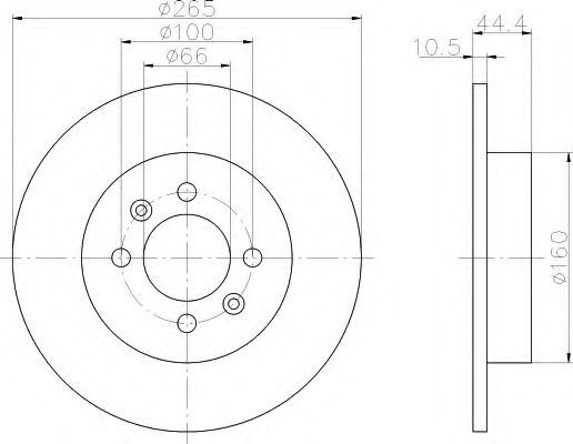 HELLA 8DD 355 103-511 Тормозной диск для RENAULT SAFRANE (Рено Сафранэ) HELLA 8DD 355 103-511 Тормозной диск для RENAULT SAFRANE (Рено Сафранэ)
